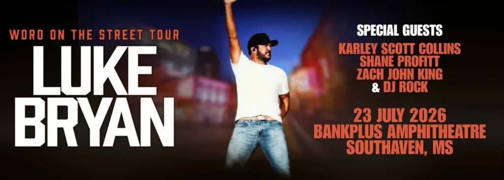 Luke Bryan at BankPlus Amphitheatre at Snowden Grove